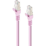 ALOGIC 1.5m Pink 10GbE Shielded CAT6A LSZH Network Cable