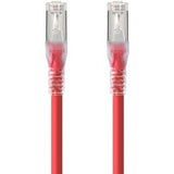 ALOGIC 1.5m Red 10G Shielded CAT6A LSZH network cable