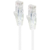 ALOGIC 0.30m White Ultra Slim Cat6 Network Cable UTP 28AWG - Series Alpha