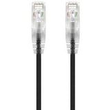 ALOGIC 0.50m Black Ultra Slim Cat6 Network Cable UTP 28AWG - Series Alpha