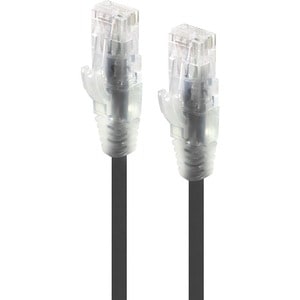 ALOGIC 0.50m Black Ultra Slim Cat6 Network Cable UTP 28AWG - Series Alpha