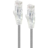 ALOGIC 0.50m Grey Ultra Slim Cat6 Network Cable UTP 28AWG - Series Alpha