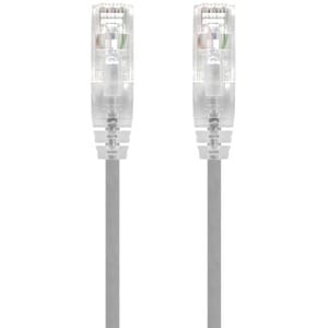 ALOGIC 0.50m Grey Ultra Slim Cat6 Network Cable UTP 28AWG - Series Alpha