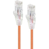 ALOGIC 0.50M ORANGE ULTRA SLIM CAT6 NETWORK CABLE UTP 28AWG - SERIES ALPHA