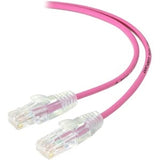 ALOGIC 0.50m Pink Ultra Slim Cat6 Network Cable UTP 28AWG - Series Alpha