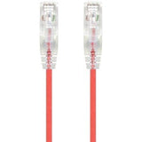 ALOGIC 0.50m Red Ultra Slim Cat6 Network Cable UTP 28AWG - Series Alpha