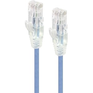 ALOGIC 1m Blue Ultra Slim Cat6 Network Cable - Series Alpha