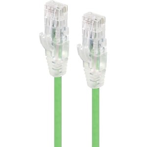 ALOGIC 1m Green Ultra Slim Cat6 Network Cable UTP 28AWG - Series Alpha