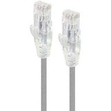 ALOGIC 1m Grey Ultra Slim Cat6 Network Cable UTP 28AWG - Series Alpha