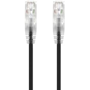 ALOGIC 1.5m Black Ultra Slim Cat6 Network Cable UTP 28AWG - Series Alpha