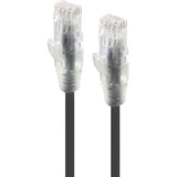 ALOGIC 1.5m Black Ultra Slim Cat6 Network Cable UTP 28AWG - Series Alpha