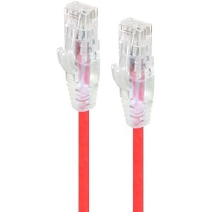 ALOGIC 1.5m Red Ultra Slim Cat6 Network Cable UTP 28AWG - Series Alpha