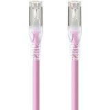 ALOGIC 10m Pink 10GbE Shielded CAT6A LSZH Network Cable