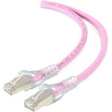 ALOGIC 10m Pink 10GbE Shielded CAT6A LSZH Network Cable