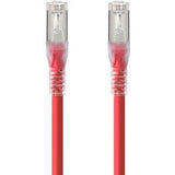 ALOGIC 10m Red 10GbE Shielded CAT6A LSZH Network Cable