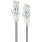 ALOGIC 0.30m Grey Ultra Slim Cat6 Network Cable UTP 28AWG - Series Alpha