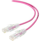 ALOGIC 0.30m Pink Ultra Slim Cat6 Network Cable UTP 28AWG - Series Alpha