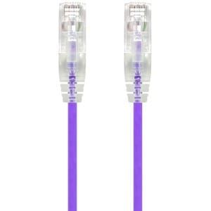 ALOGIC 0.30m Purple Ultra Slim Cat6 Network Cable UTP 28AWG - Series Alpha