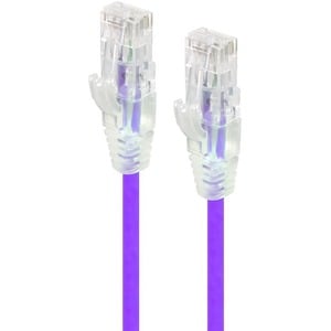 ALOGIC 3m Purple Ultra Slim Cat6 Network Cable UTP 28AWG - Series Alpha