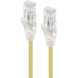 ALOGIC 3m Yellow Ultra Slim Cat6 Network Cable UTP 28AWG - Series Alpha