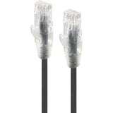 ALOGIC 5m Black Ultra Slim Cat6 Network Cable UTP 28AWG - Series Alpha