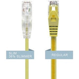 ALOGIC 5m Yellow Ultra Slim Cat6 Network Cable UTP 28AWG - Series Alpha