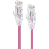 ALOGIC 1m Pink Ultra Slim Cat6 Network Cable UTP 28AWG - Series Alpha