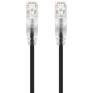 ALOGIC 2m Black Ultra Slim Cat6 Network Cable UTP 28AWG - Series Alpha