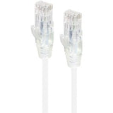 ALOGIC 2m White Ultra Slim Cat6 Network Cable UTP 28AWG - Series Alpha