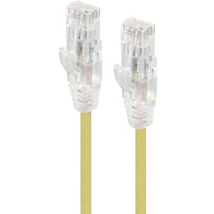 ALOGIC 2m Yellow Ultra Slim Cat6 Network Cable UTP 28AWG - Series Alpha