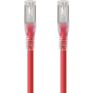 ALOGIC 0.3m Red 10GbE Shielded CAT6A LSZH Network Cable