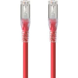 ALOGIC 0.3m Red 10GbE Shielded CAT6A LSZH Network Cable