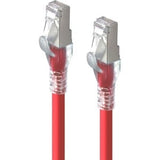 ALOGIC 0.3m Red 10GbE Shielded CAT6A LSZH Network Cable