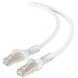 ALOGIC 0.3m White 10GbE Shielded CAT6A LSZH Network Cable