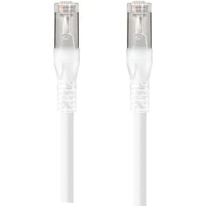 ALOGIC 0.3m White 10GbE Shielded CAT6A LSZH Network Cable