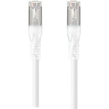 ALOGIC 0.3m White 10GbE Shielded CAT6A LSZH Network Cable