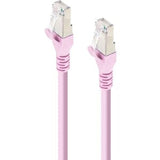 ALOGIC 2m Pink 10GbE Shielded CAT6A LSZH Network Cable