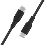 100w USB-C to USB-C Braided Cable 2M Black