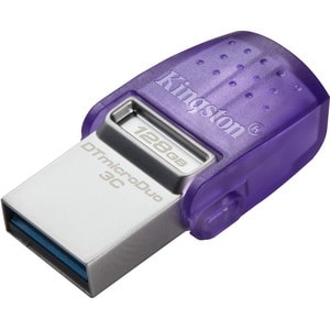 KINGSTON 128GB DT MICRODUO 3C 200MB/s DUAL USB-A + USB-C