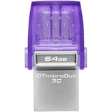 KINGSTON 64GB DT MICRODUO 3C 200MB/s DUAL USB-A + USB-C