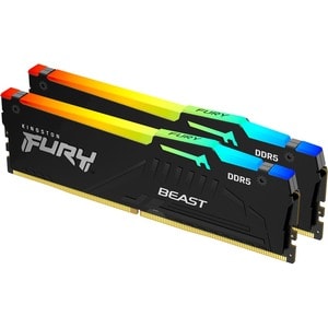 KINGSTON 64GB DDR5-5200MT/s CL40 DIMM (Kit of 2) FURY Beast RGB