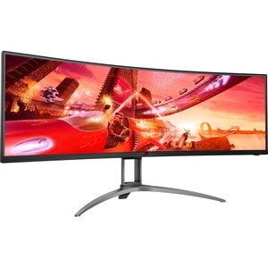 AGON AG493UCX2 49IN VA Curved AMD 5120x1440 21/9 3HDMI 3xUSB 80M:1 Black/Red