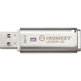 KINGSTON 32GB USB 3.2 IronKey Locker+ 50 AES USB w/256bit Encryption