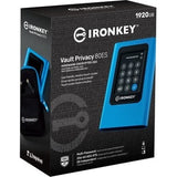 KINGSTON 1920GB IronKey Vault Privacy 80 XTSAES 256bit Encrypted External