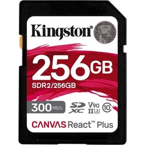 KINGSTON 256GB SDXC React Plus UHS-II 300R/260W U3 V90 Full HD/4K/8K