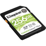 KINGSTON 256GB SDXC CANVAS SELECT PLUS 100R C10 UHS-I U3 V30