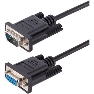 RS232 Serial Null Modem Cable - 3m Crossover Serial Cable