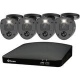 SWANN 4X PRO-1080SLB BLACK ENFORCER CAMERAS / 64GB HDD / DVR4-4685 1080P / SWDVK-446854SLB