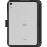 OtterBox Symmetry Folio Apple iPad (10.9") (10th Gen) Case Starry Night (Black/Clear/Grey)- (77-89975), Pencil Holder,Ultra-Slim, 7 Years Warranty