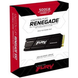 KINGSTON 500G FURY RENEGADE W/ HEATSINK PCIe 4.0 NVMe SSD